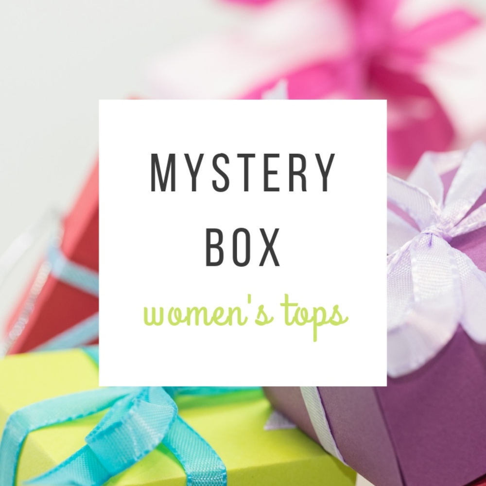 Women's tops mystery box of NO FLAWS to resell or keep